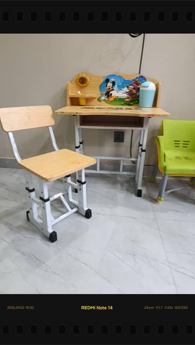 Kids Study Table & Chair Set for Sale 