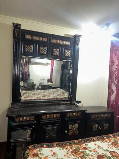 king size double bed set with spring Mattress