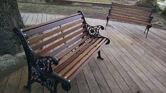 Wrought iron benches - Outdoor garden bench - Cast iron benches
