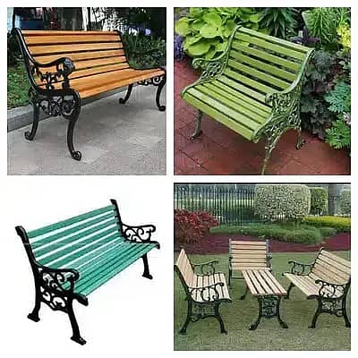 Wrought iron benches - Outdoor garden bench - Cast iron benches
