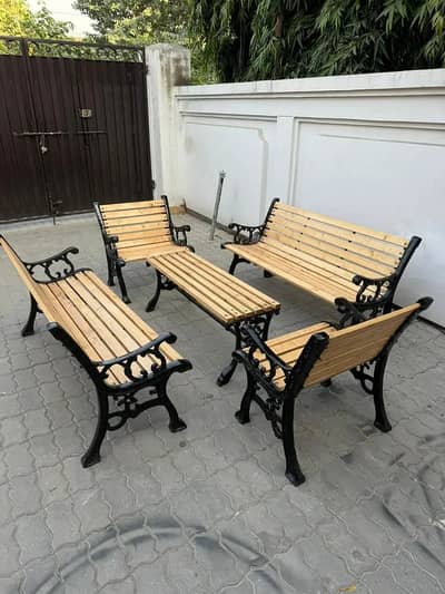 Wrought iron benches - Outdoor garden bench - Cast iron benches