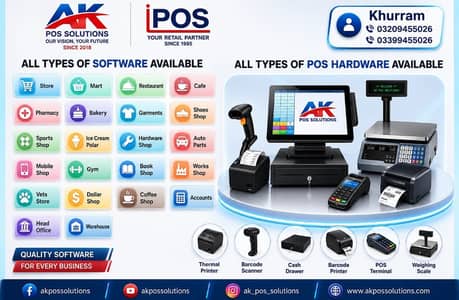POS Software Store Mart Pahrmacy Resturant Cafe Garments Inventory
