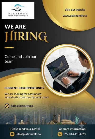 Hiring Senior Sales Executive