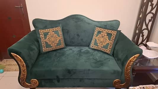 Sofa set 7 Seaters with Velvet Fabric