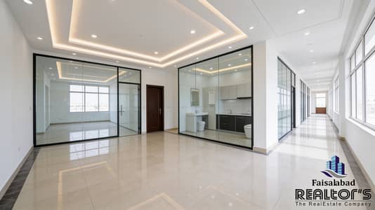 3300 Sq Ft Commercial Office Floor for Rent in Kohinoor City, Faisalabad | Ready-to-Use Corporate Space