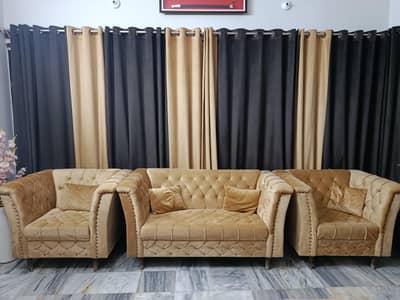 7 Seater Sofa Set with sofa seaty