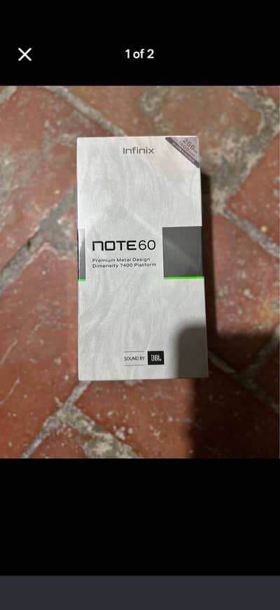 Infinix Note 60 New box pack