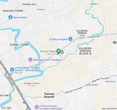 Gulberg Green Block B Plot 4.5 Kanal Prime Location For Sale.