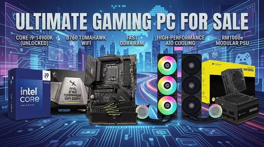 ULTIMATE GAMING PC | MSI MB | INTEL i9 14900K | 128GB DDR4 | 6 MONTHS