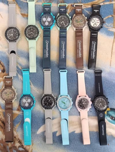 OMEGA AND SWATCH CORNOGRAPH SWISS
