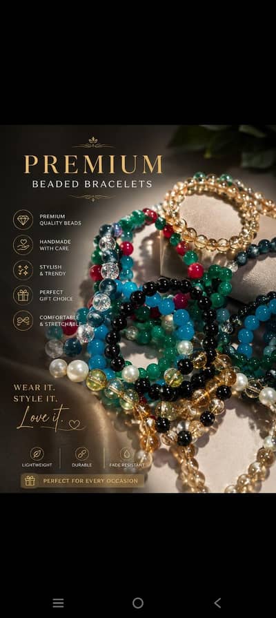 Handmade Beaded bracelets 