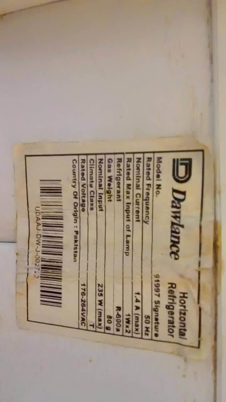 Dawlance Horizontal Fridge 4