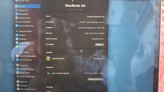 MACBOOK AIR 2018