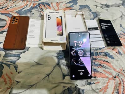 Samsung Mobile A32 with completed box 6/128