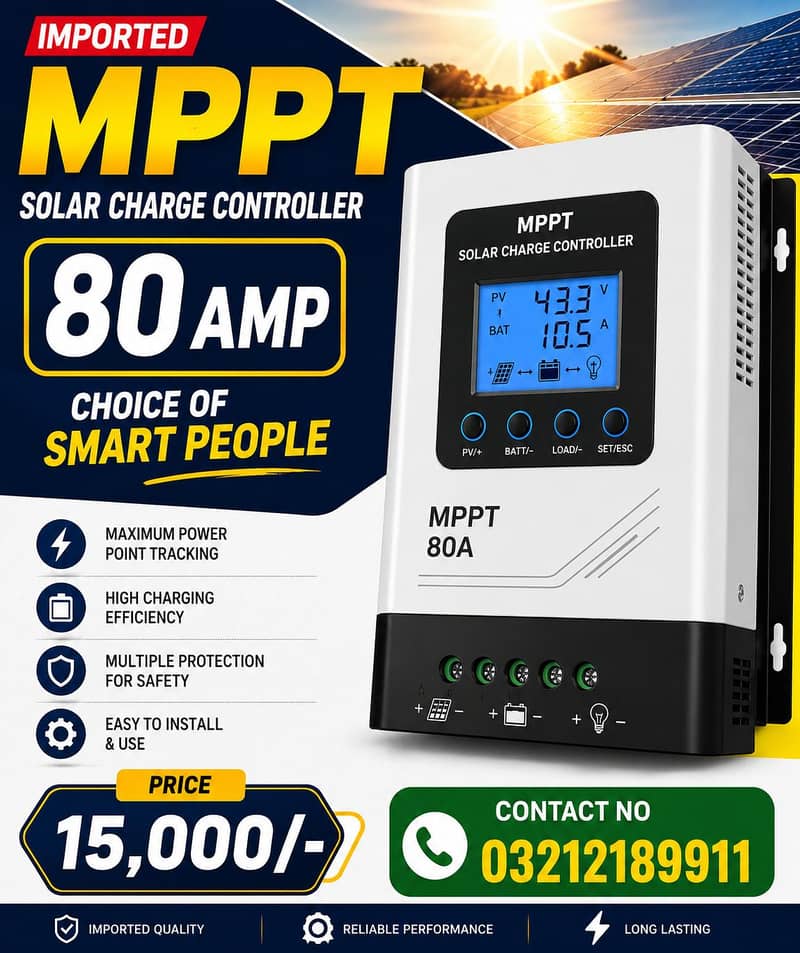 Imported MPPT Solar Charge Controller 0