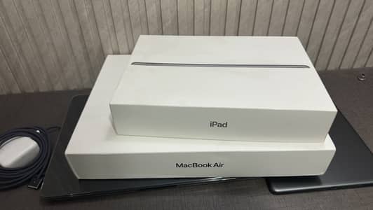 Macbook air 13.6 inches m2 256 gb and ipad 9th generation