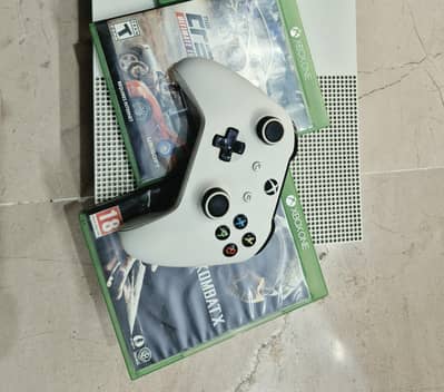 Xbox one s with games and controller check description for details