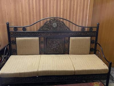 Wrought Iron Sofa Set (2+1+1) - 4 Seater - Used - Bharakahu Islamabad