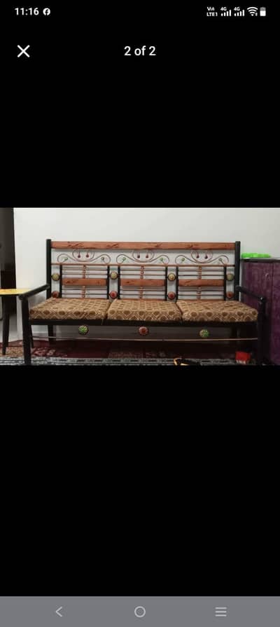 Sofa set 5 seater iron