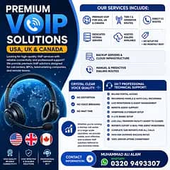 Premium VoIP for USA, UK & Canada | No Setup Fee | Call Centers & BPO