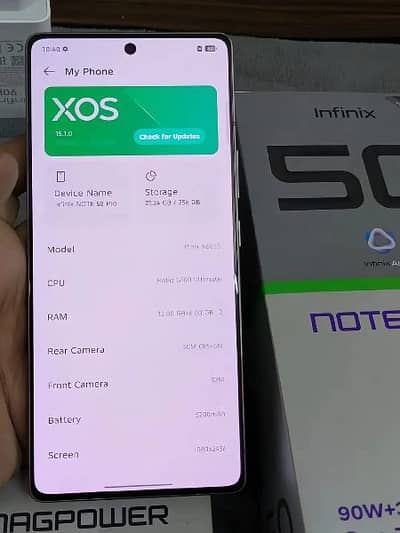 infinix note 50 pro 12 GB ram 256GB memory 0325/1268/477