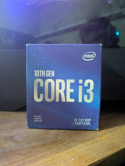Core I3 10th Gen processor (100100f) for sale. Exchange also Possible