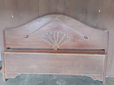 1 bad  anddrasing and showcase almari for sale