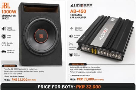 Amplifier & Subwoofer