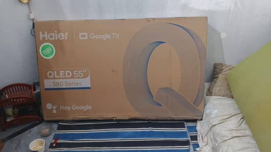 Haier QLED 55 inch Led Box Pack