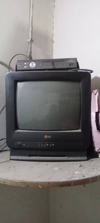 Old TV + Receiver for Sale