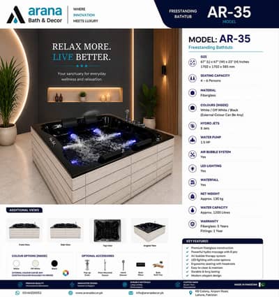 Fiberglass Jacuzzis - Luxury Bathroom Tub - Acrylic Jacuzzi Style Tub