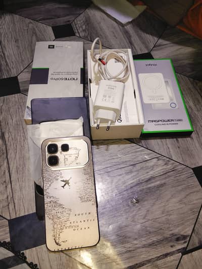 Infinix note 60 pro PTA approved with box 10/10 condition  water pack