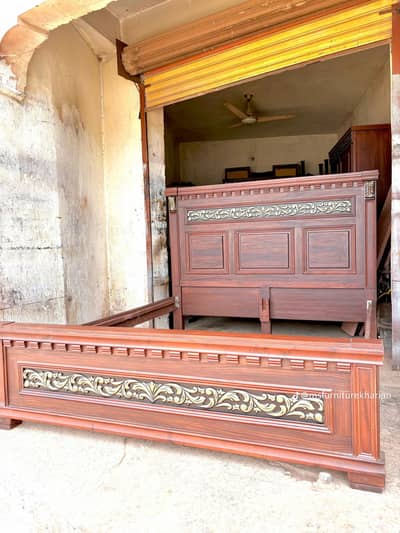 shesham wood bed set