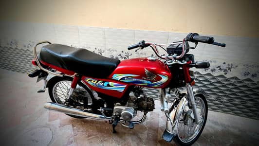 honda cd 70 cc 2024 bike Multan 0318*679*1516 call
