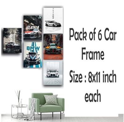 6 pcs Most, unique combo Walmart set for home decoration.