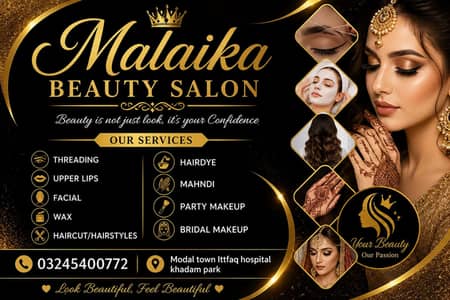 Malaika Beauty Salon Lahore