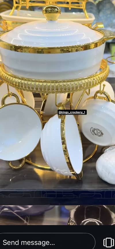 Fancy Soup set | brand new | bowls