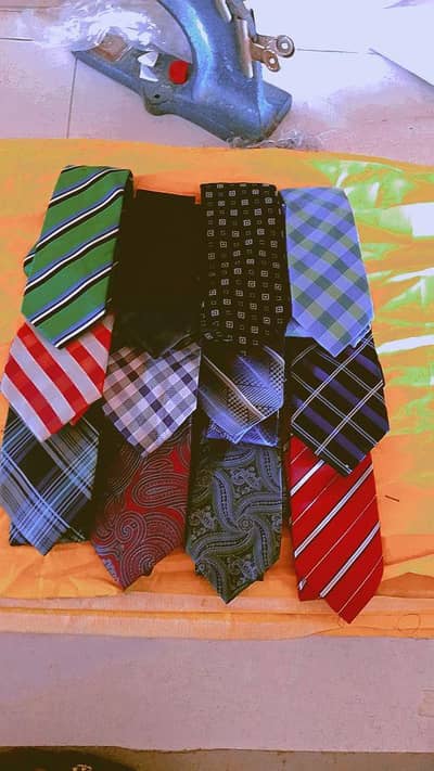 Hand Made And Machine Made Ties Making