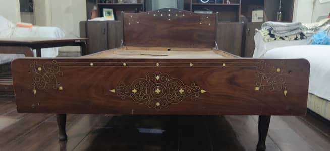 vintage original Tali wooden bed