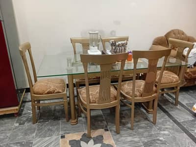 6 seater dinning table