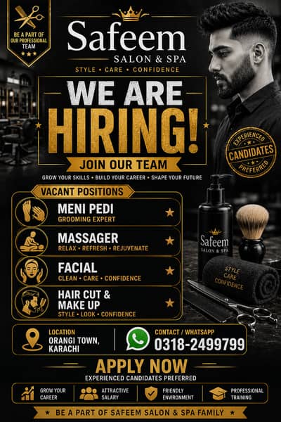 Barber , Hair Dresser , Hair Stylish