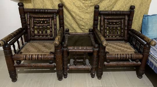 Wooden chair’s or Sofa & table’s