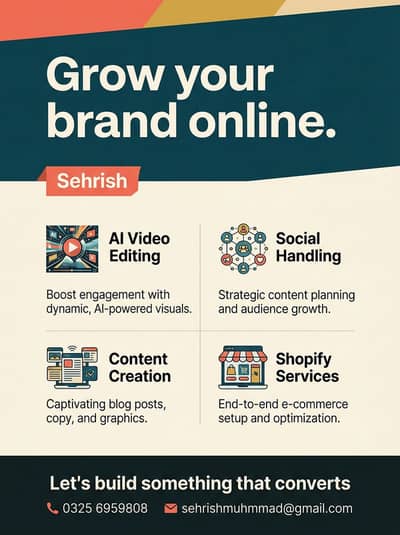 Grow Your Brand Online with AI-Powered Digital Services