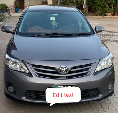 Toyota Corolla GLI 1.6 Automatic model 2013