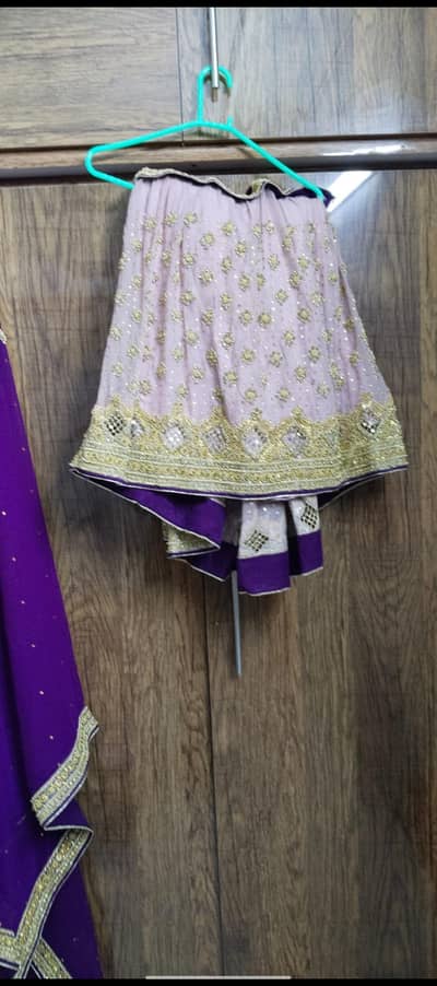 Bridal lenga lilac/ purple color