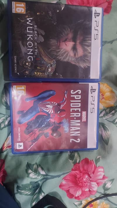 Ps5 cd black myth wukong spider man 2