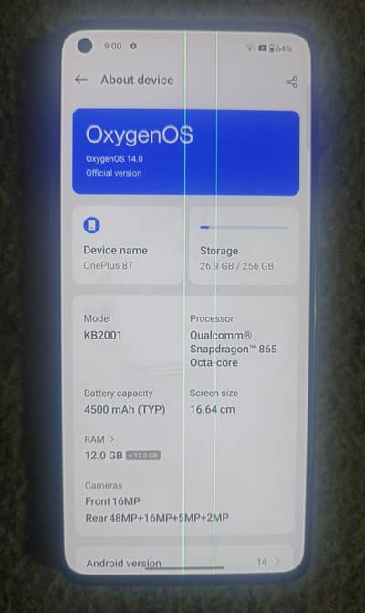 One Plus 8T 12/256