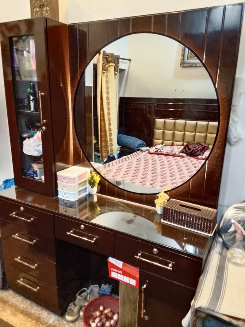 Double Bed With Dressing table 6