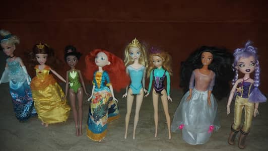 dolls and action figures