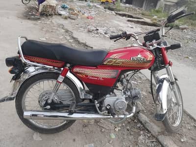 unique baike 70cc red colour
